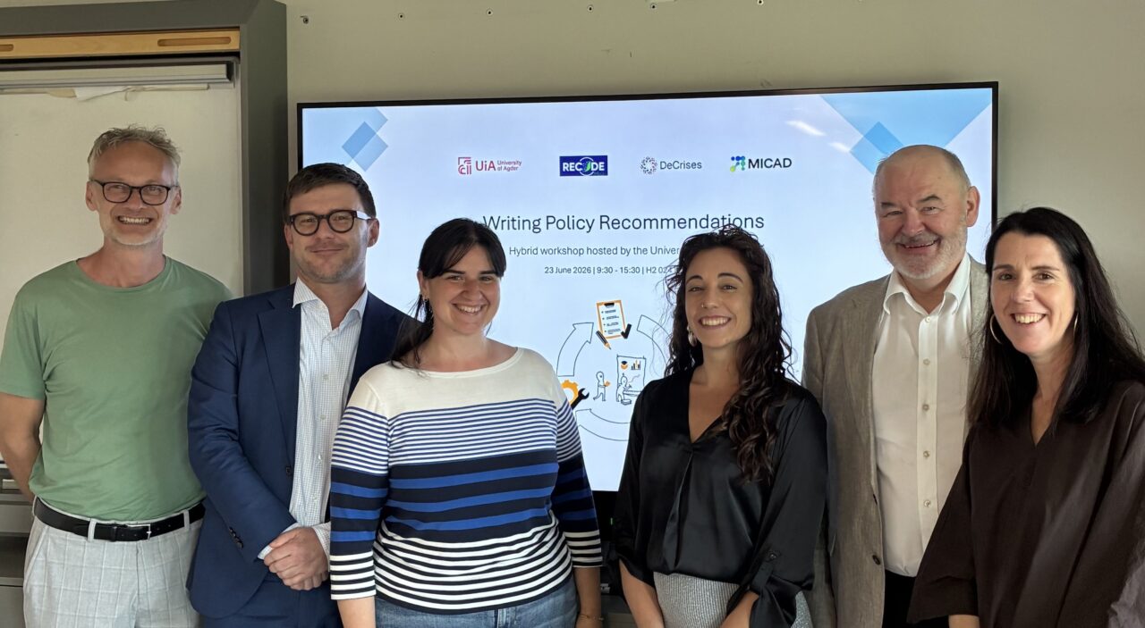 From Participation to Policy: MICAD contribution and lessons from the RECODE Policy Recommendation Workshop 